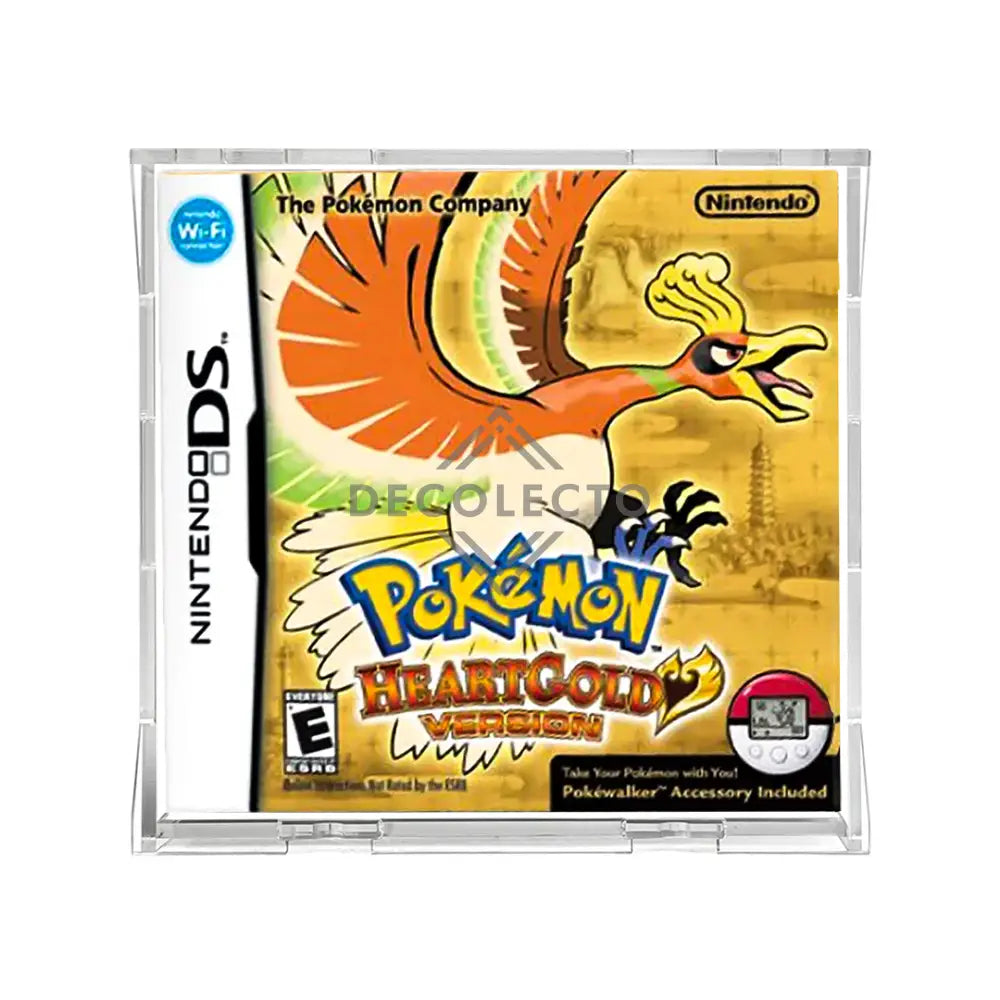 Protector Acrílico UV para Caja de Juego de Pokémon™ HeartGold / SoulSilver NTSC