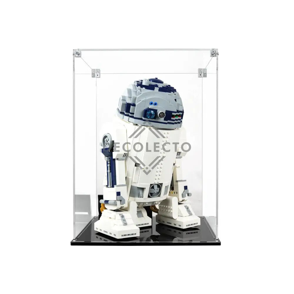 Protector para R2-D2 (75308)-acrilico-exhibidor-caja-case-Decolecto