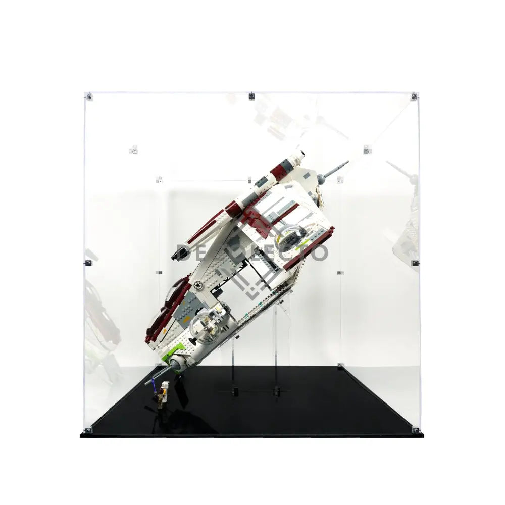 Protector para Republic Gunship (75309)-acrilico-exhibidor-caja-case-Decolecto