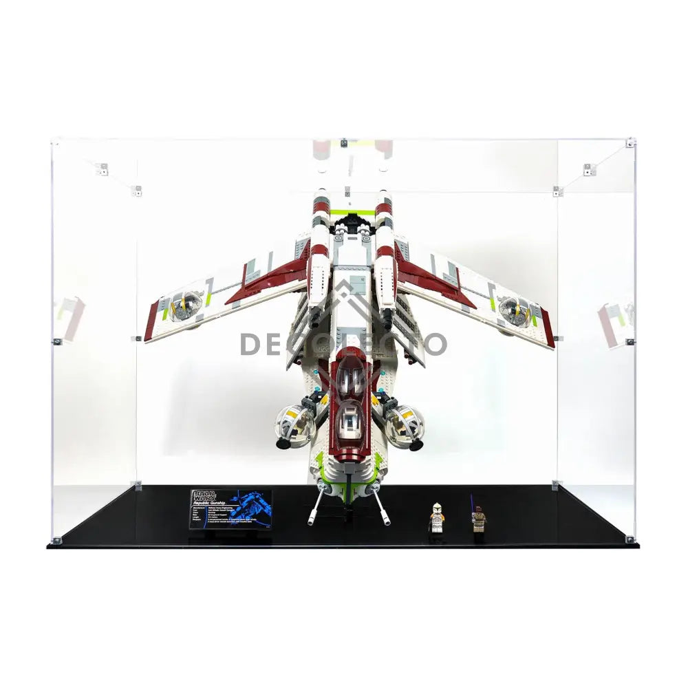 Protector para Republic Gunship (75309)-acrilico-exhibidor-caja-case-Decolecto