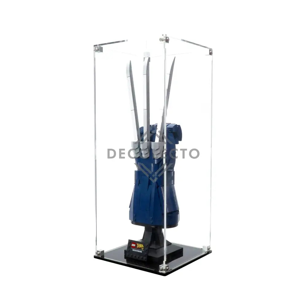 Protector para Wolverine's Adamantium Claws (76250)-acrilico-exhibidor-caja-case-Decolecto