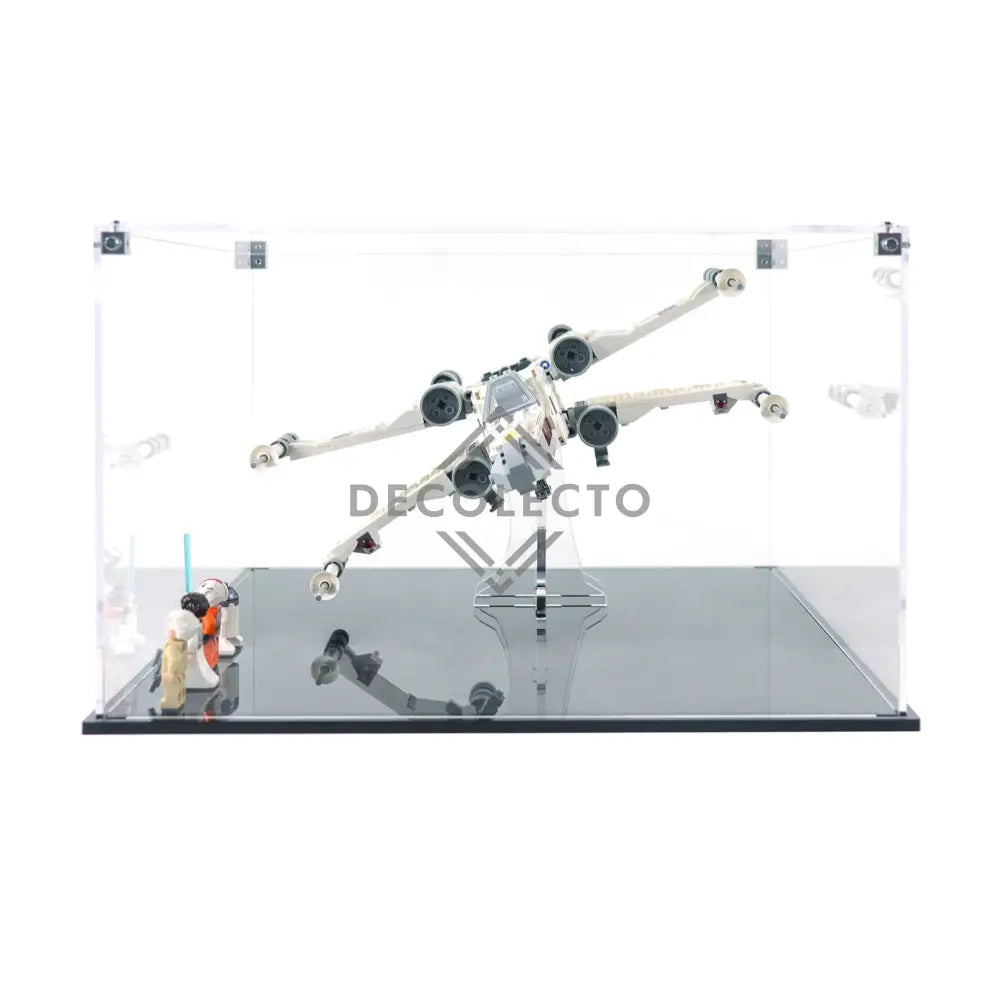 Protector para X-Wing Luke Skywalker (75301)-acrilico-exhibidor-caja-case-Decolecto