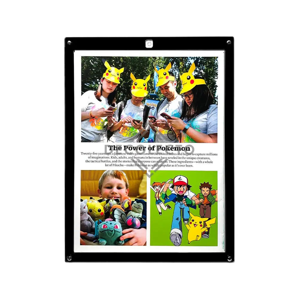 Protector Slab para revista TIME Negro / 1cm Case Acrílico