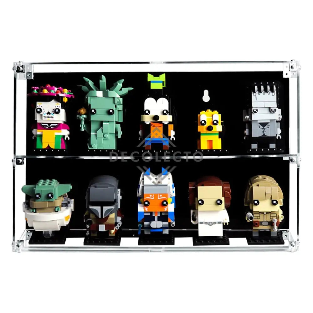Vitrina para Brickheadz™ (5 x 2 Niveles) Protector de Pared