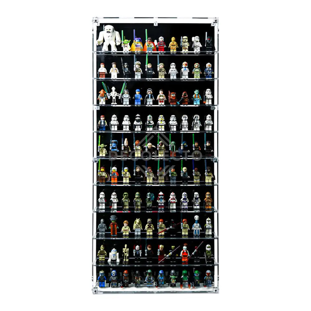 Vitrina para MiniFiguras LEGO® (10 Figuras) 10 Pisos Protector de Pared