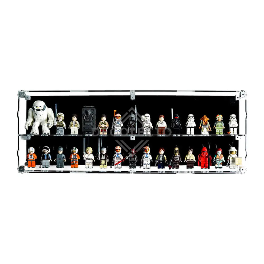 Vitrina para MiniFiguras LEGO® (15 Ancho) 2 Pisos Display Exhibidor Acrílico