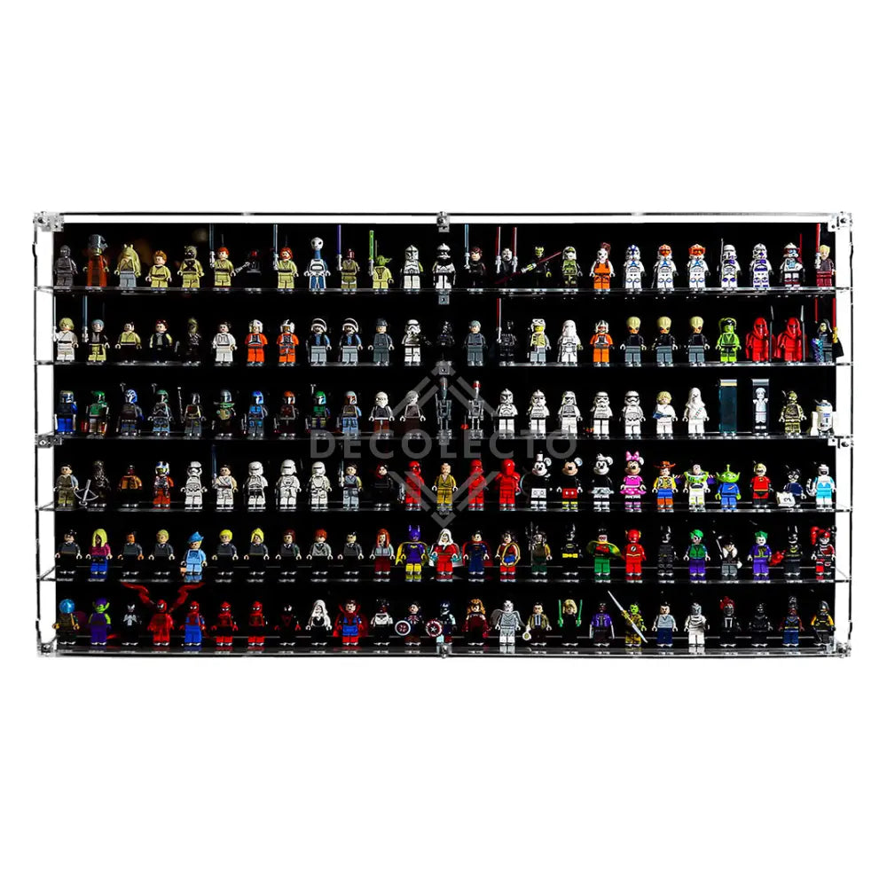 Vitrina para MiniFiguras LEGO® (25 Ancho) 6 Pisos Display Exhibidor Acrílico