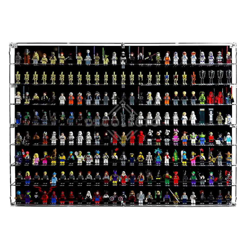 Vitrina para MiniFiguras LEGO® (25 Ancho) 8 Pisos Display Exhibidor Acrílico